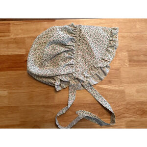 Making Believe Girls Basic Calico Pioneer Bonnet, Costume, Dress-up Pretend Play